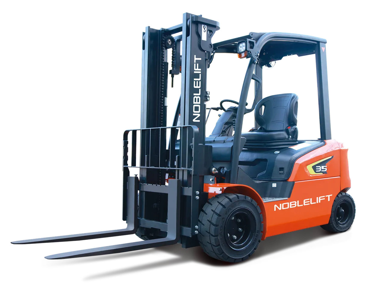 Carrello elevatore elettrico Noblelift Serie P, vista tre quarti